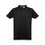 ROME. Men's slim fit polo shirt, Male, Piquet mesh 100% cotton: 195 g/m². Colour 56: 85% cotton/15% viscose, Black, L