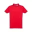 ROME. Men's slim fit polo shirt, Male, Piquet mesh 100% cotton: 195 g/m². Colour 56: 85% cotton/15% viscose, Red, XL