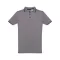 ROME. Men's slim fit polo shirt, Male, Piquet mesh 100% cotton: 195 g/m². Colour 56: 85% cotton/15% viscose, Grey, M