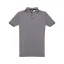 ROME. Men's slim fit polo shirt, Male, Piquet mesh 100% cotton: 195 g/m². Colour 56: 85% cotton/15% viscose, Grey, XL