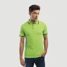 ROME. Men's slim fit polo shirt, Male, Piquet mesh 100% cotton: 195 g/m². Colour 56: 85% cotton/15% viscose, Light green, XXL