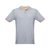 ROME. Men's slim fit polo shirt, Male, Piquet mesh 100% cotton: 195 g/m². Colour 56: 85% cotton/15% viscose, Heather light grey, L