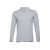 BERN. Men's long sleeve polo shirt, Male, Piquet mesh 100% cotton: 210 g/m². Colour 56: 85% cotton/15% viscose, Heather light grey, S