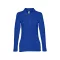 BERN WOMEN. Women's long sleeve polo shirt, Female, Piquet mesh 100% cotton: 210 g/m². Colour 56: 85% cotton/15% viscose, Royal blue, L