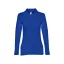 BERN WOMEN. Women's long sleeve polo shirt, Female, Piquet mesh 100% cotton: 210 g/m². Colour 56: 85% cotton/15% viscose, Royal blue, M