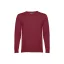 Bluza cu maneca lunga, la baza gatului, Casual, Barbati, Makito, 2410E21517, Bumbac, Rosu burgundy, L
