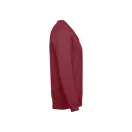 Bluza cu maneca lunga, la baza gatului, Casual, Barbati, Makito, 2410E21518, Bumbac, Rosu burgundy, M
