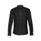 PARIS. Men's poplin shirt, Male, 68% cotton, 28% polyamide and 4% spandex: 115 g/m², Black, L
