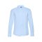 PARIS. Men's poplin shirt, Male, 68% cotton, 28% polyamide and 4% spandex: 115 g/m², Light blue, XXL