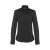 PARIS WOMEN. Women's poplin shirt, Female, 68% cotton, 28% polyamide and 4% spandex: 115 g/m², Black, L