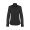 PARIS WOMEN. Women's poplin shirt, Female, 68% cotton, 28% polyamide and 4% spandex: 115 g/m², Black, XXL