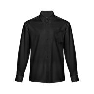   TOKYO. Men's oxford shirt, Male, 70% cotton and 30% polyester: 130 g/m², Black, XXL