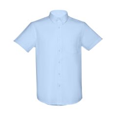   LONDON. Men's oxford shirt, Male, 70% cotton and 30% polyester: 130 g/m², Light blue, M