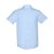 LONDON. Men's oxford shirt, Male, 70% cotton and 30% polyester: 130 g/m², Light blue, S