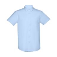   LONDON. Men's oxford shirt, Male, 70% cotton and 30% polyester: 130 g/m², Light blue, XXL