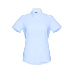   LONDON WOMEN. Women's oxford shirt, Female, 70% cotton and 30% polyester: 130 g/m², Light blue, M