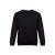 DELTA. Unisex sweatshirt, Unisex, 50% cotton and 50% polyester: 300 g/m², Black, XL
