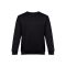 DELTA. Unisex sweatshirt, Unisex, 50% cotton and 50% polyester: 300 g/m², Black, XL