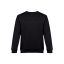 DELTA. Unisex sweatshirt, Unisex, 50% cotton and 50% polyester: 300 g/m², Black, XXL