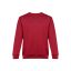 DELTA. Unisex sweatshirt, Unisex, 50% cotton and 50% polyester: 300 g/m², Burgundy, S