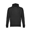 PHOENIX. Unisex hooded sweatshirt, Unisex, 50% cotton and 50% polyester: 320 g/m², Black, M