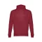 Hanorac cu gluga, Unisex, TH Clothes, 2401E12444, Bumbac, Poliester, Burgundy, XS