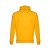 PHOENIX. Unisex hooded sweatshirt, Unisex, 50% cotton and 50% polyester: 320 g/m², Dark yellow, L