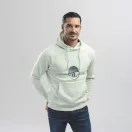 PHOENIX. Unisex hooded sweatshirt, Unisex, 50% cotton and 50% polyester: 320 g/m², Pastel green, M