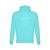 PHOENIX. Unisex hooded sweatshirt, Unisex, 50% cotton and 50% polyester: 320 g/m², Turquoise green, L