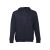 AMSTERDAM. Men's hooded full zipped sweatshirt, Male, 50% cotton and 50% polyester: 320 g/m², Navy blue, L