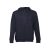 AMSTERDAM. Men's hooded full zipped sweatshirt, Male, 50% cotton and 50% polyester: 320 g/m², Navy blue, M