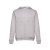 AMSTERDAM. Men's hooded full zipped sweatshirt, Male, 50% cotton and 50% polyester: 320 g/m², Heather light grey, L