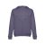 AMSTERDAM. Men's hooded full zipped sweatshirt, Male, 50% cotton and 50% polyester: 320 g/m², Heather blue, S