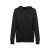 AMSTERDAM WOMEN. Women's hooded full zipped sweatshirt, Female, 50% cotton and 50% polyester: 320 g/m², Black, L