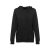 AMSTERDAM WOMEN. Women's hooded full zipped sweatshirt, Female, 50% cotton and 50% polyester: 320 g/m², Black, L