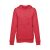 AMSTERDAM WOMEN. Women's hooded full zipped sweatshirt, Female, 50% cotton and 50% polyester: 320 g/m², Heather red, L