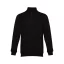 BUDAPEST. Unisex sweatshirt, Unisex, 50% cotton and 50% polyester: 320 g/m², Black, M