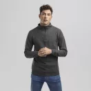 BUDAPEST. Unisex sweatshirt, Unisex, 50% cotton and 50% polyester: 320 g/m², Heather anthracite, M