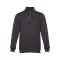 BUDAPEST. Unisex sweatshirt, Unisex, 50% cotton and 50% polyester: 320 g/m², Heather anthracite, XL