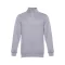 BUDAPEST. Unisex sweatshirt, Unisex, 50% cotton and 50% polyester: 320 g/m², Heather light grey, L