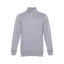 BUDAPEST. Unisex sweatshirt, Unisex, 50% cotton and 50% polyester: 320 g/m², Heather light grey, M