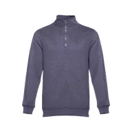   BUDAPEST. Unisex sweatshirt, Unisex, 50% cotton and 50% polyester: 320 g/m², Heather blue, S