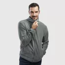 HELSINKI. Men's polar fleece jacket, Male, 100% polyester: 280 g/m², Grey, M