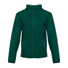   HELSINKI. Men's polar fleece jacket, Male, 100% polyester: 280 g/m², Dark green, L