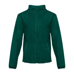   HELSINKI. Men's polar fleece jacket, Male, 100% polyester: 280 g/m², Dark green, M