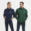 HELSINKI. Men's polar fleece jacket, Male, 100% polyester: 280 g/m², Dark green, M