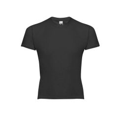   QUITO. Children's t-shirt, Kids, Jersey 100% cotton: 150 g/m², Black, 8