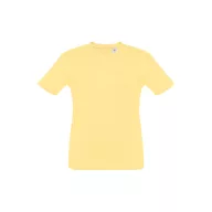   Tricou la baza gatului, Copii, maneca scurta, TH Clothes, 2401E12460, Bumbac, Galben digital, 10