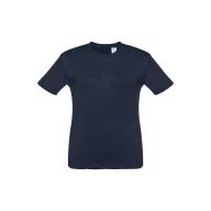  Tricou la baza gatului, Copii, maneca scurta, TH Clothes, 2401E12467, Bumbac, Albastru, 12