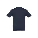 Tricou la baza gatului, Copii, maneca scurta, TH Clothes, 2401E12467, Bumbac, Albastru, 12